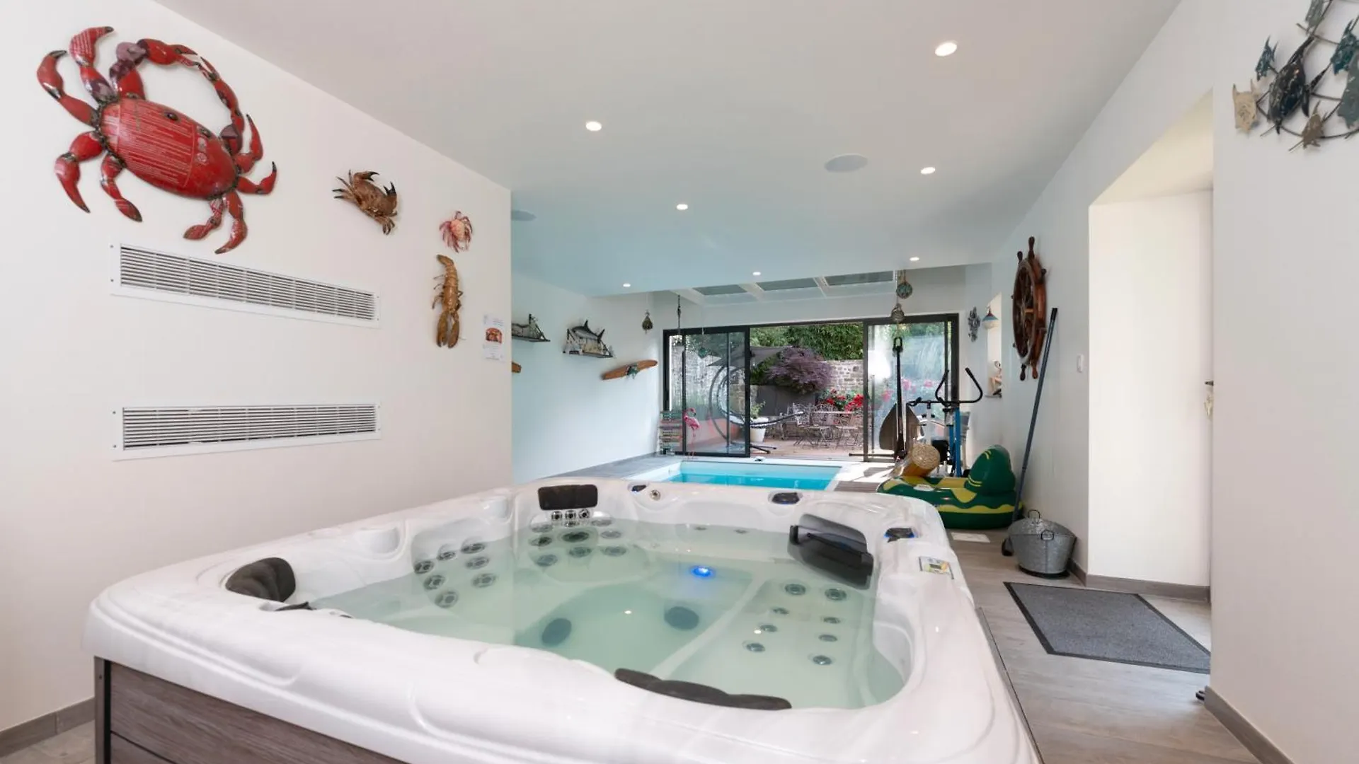 Ty Al Louarn - Piscine - Spa Brech Semesterbostad