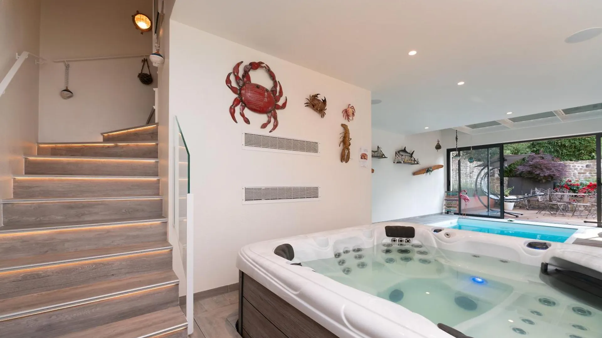 Semesterbostad Ty Al Louarn - Piscine - Spa Brech Frankrike